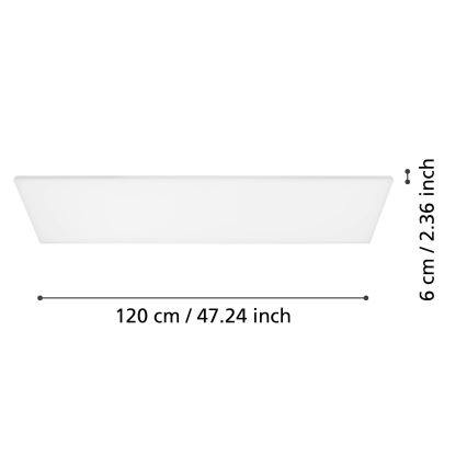 Eglo - Luz de teto LED LED/33W/230V