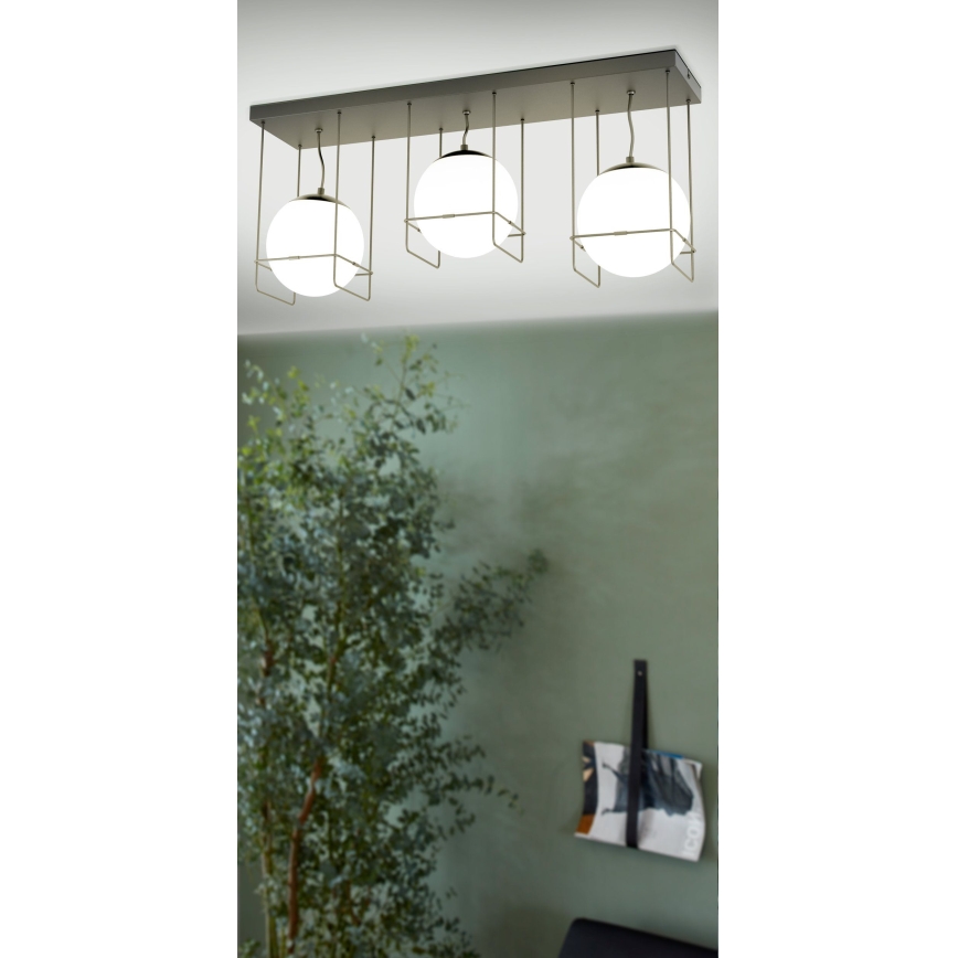 Eglo 99021 - Candeeiro de tecto VERSUOLA 3xE27/40W/230V