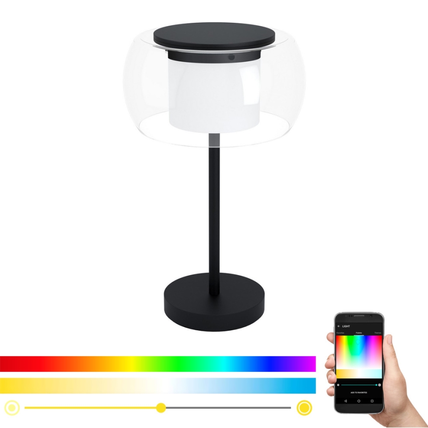 Eglo 99024 - Candeeiro de mesa regulável LED RGB BRIAGLIA-C LED/15W/230V