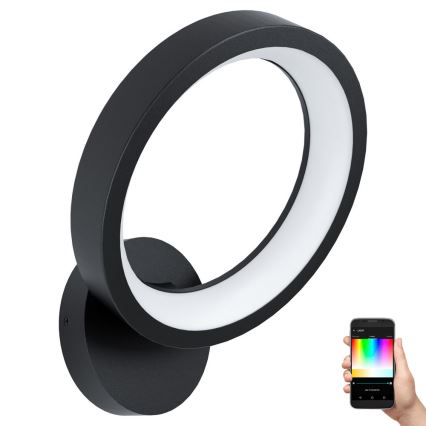 Eglo 99028 - Aplique de parede LED RGB dimerizável MARGHERA-C LED/16W/230V