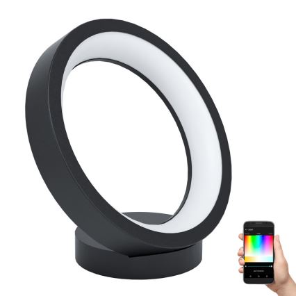 Eglo 99029 - Candeeiro de mesa LED RGB dimerizável MARGHERA-C LED/16W/230V