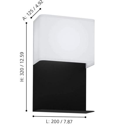 Eglo 99069 - Aplique de parede LED GALDAKAO LED/5,4W/230V