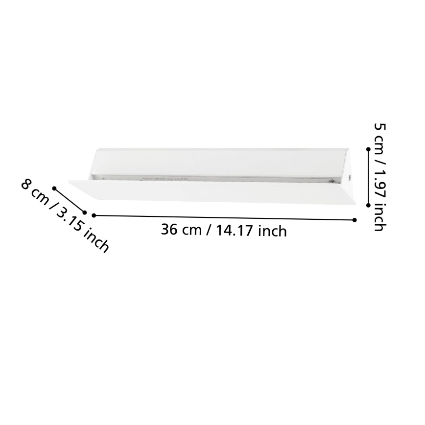 Eglo - Luz de parede LED LED/12W/230V