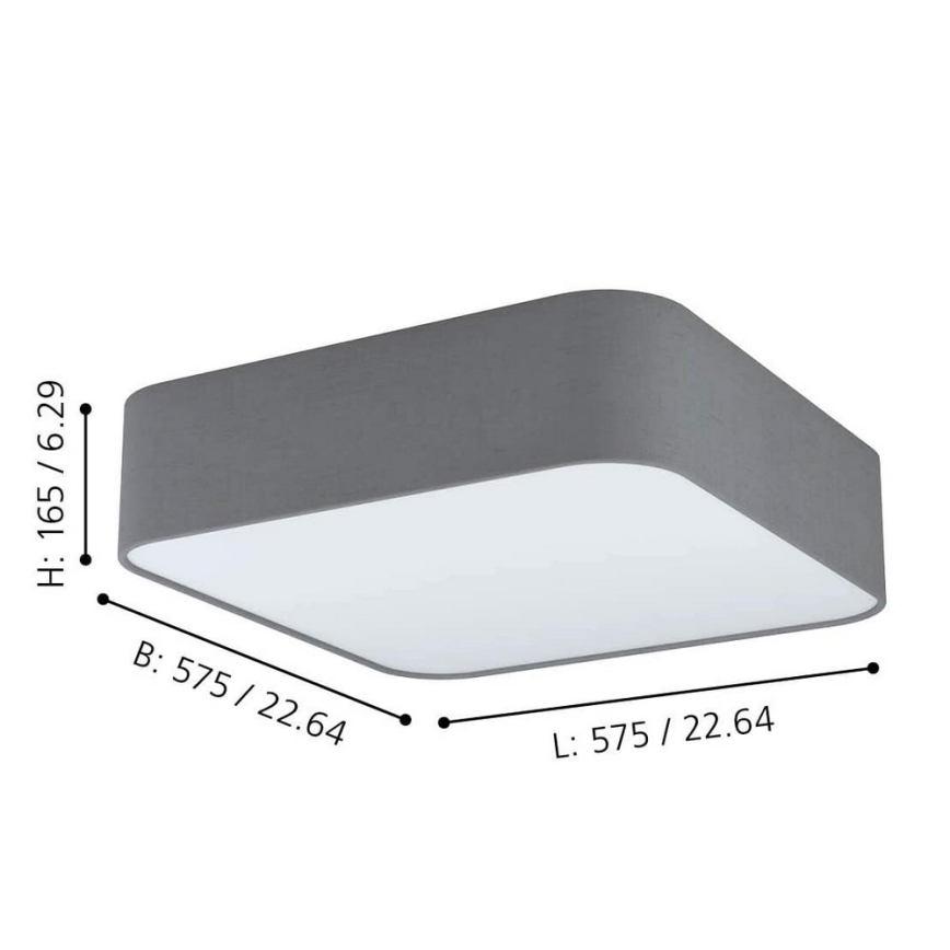 Eglo - Luz de teto 5xE27/25W/230V