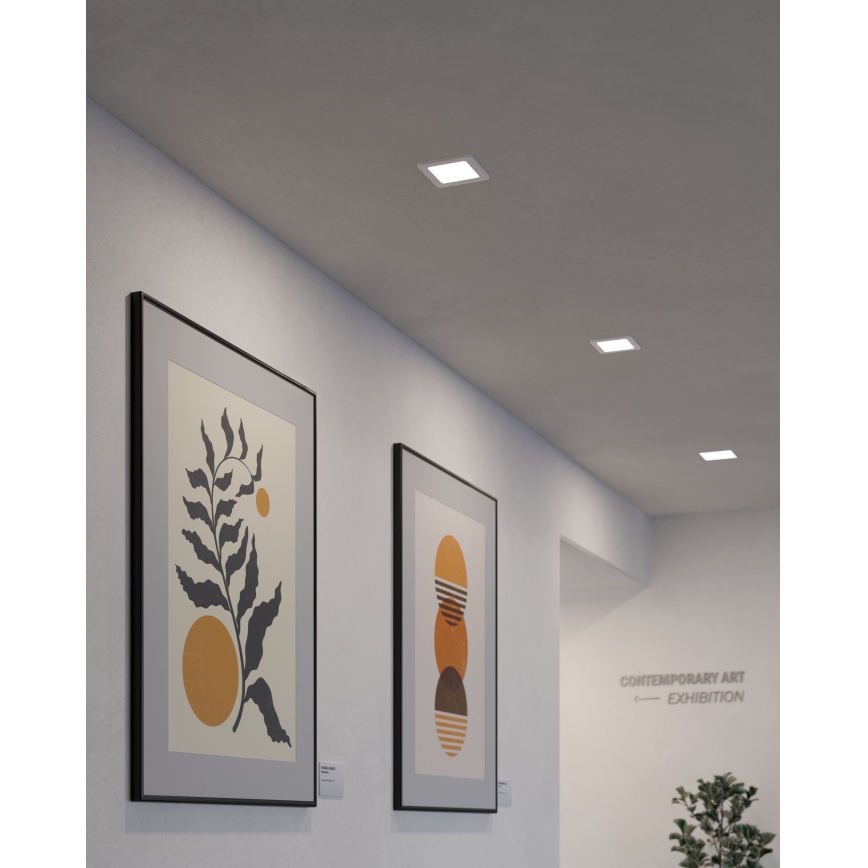 Eglo - Luminária de embutir LED 5,5W/230V 11,7x11,7 cm