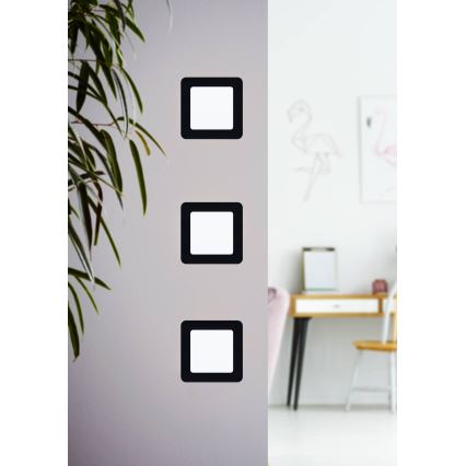 Eglo - Luminária de embutir LED/5,5 W/230 V 11,7 x 11,7 cm