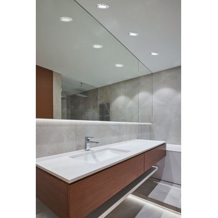 Eglo - Luminária LED de embutir para casa de banho LED/2,7W/230V IP44 Ø 8,6 cm