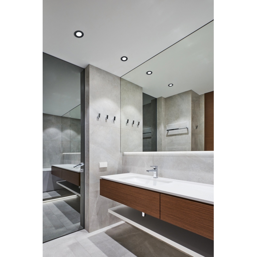 Eglo - Candeeiro de tecto embutido para casa de banho LED/2,7W/230V IP44 ø 8,6 cm