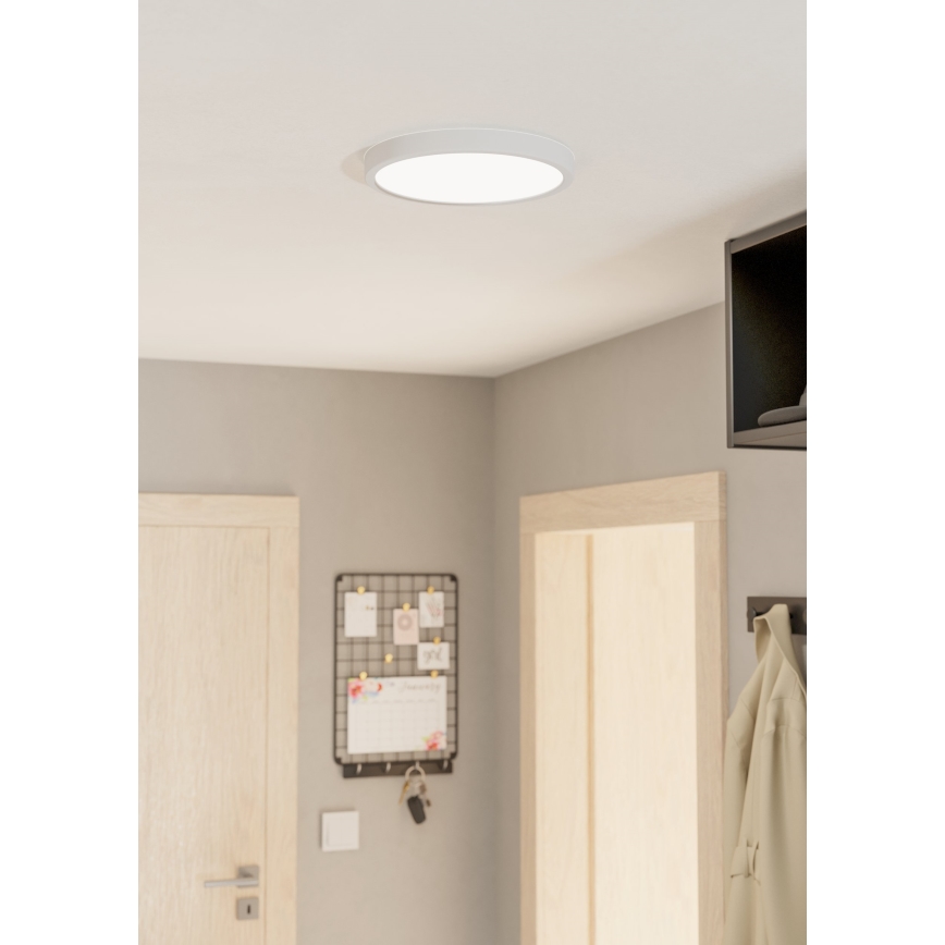 Eglo - Luminária de teto LED/20W/230V, diâmetro 28,5 cm