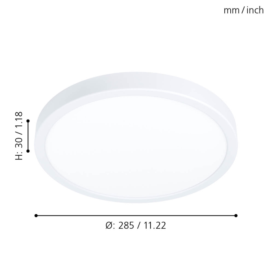 Eglo - Luz de teto LED LED/20W/230V