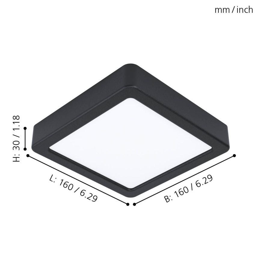 Eglo - Candeeiro de tecto LED LED/10,5W/230V 16x16 cm