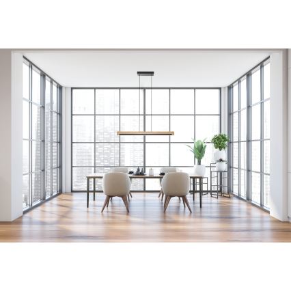 Eglo - Candelabro suspenso LED com regulação LED/25,5W/230V