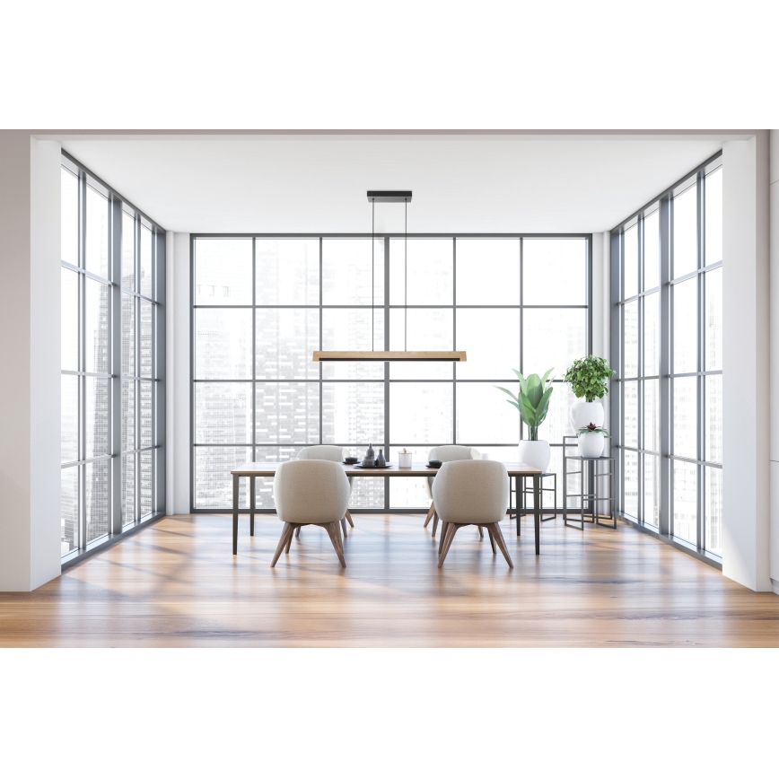 Eglo - Candelabro suspenso LED com regulação LED/25,5W/230V