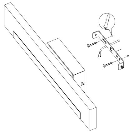 Eglo - Iluminação de parede LED LED/9,6W/230V