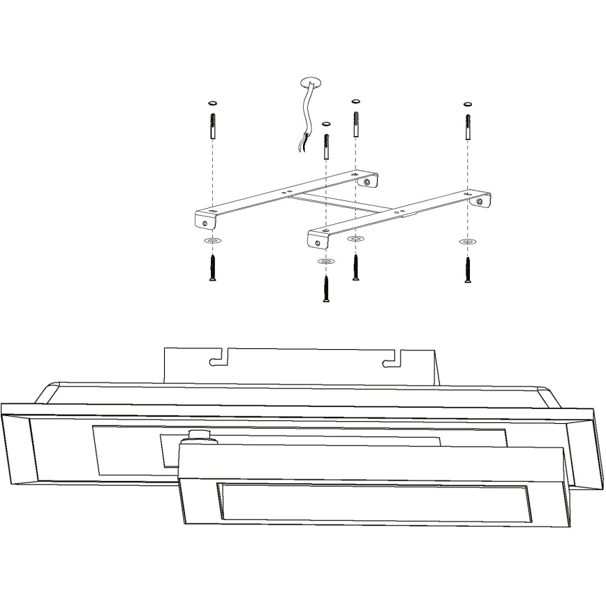 Eglo - Plafon LED RGB regulável SAVATAEILA-C LED/20W/230V