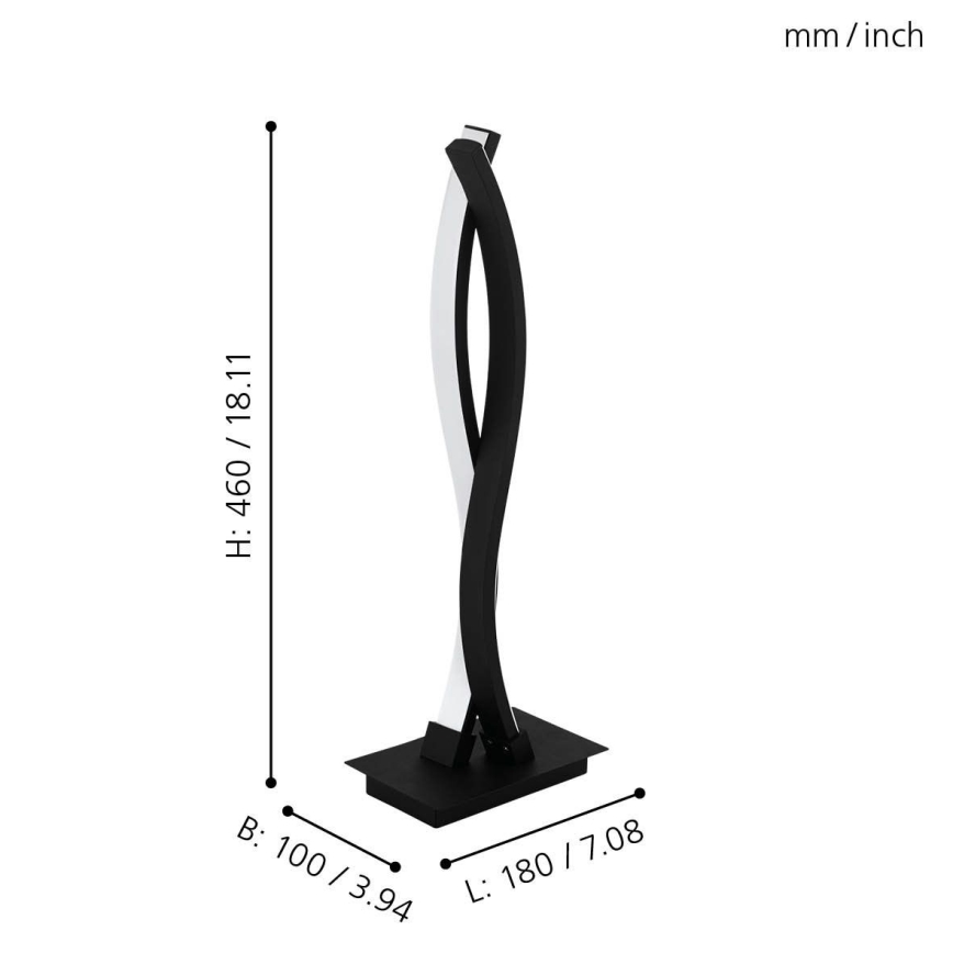 Eglo - Candeeiro de mesa LED LED/10W/230V