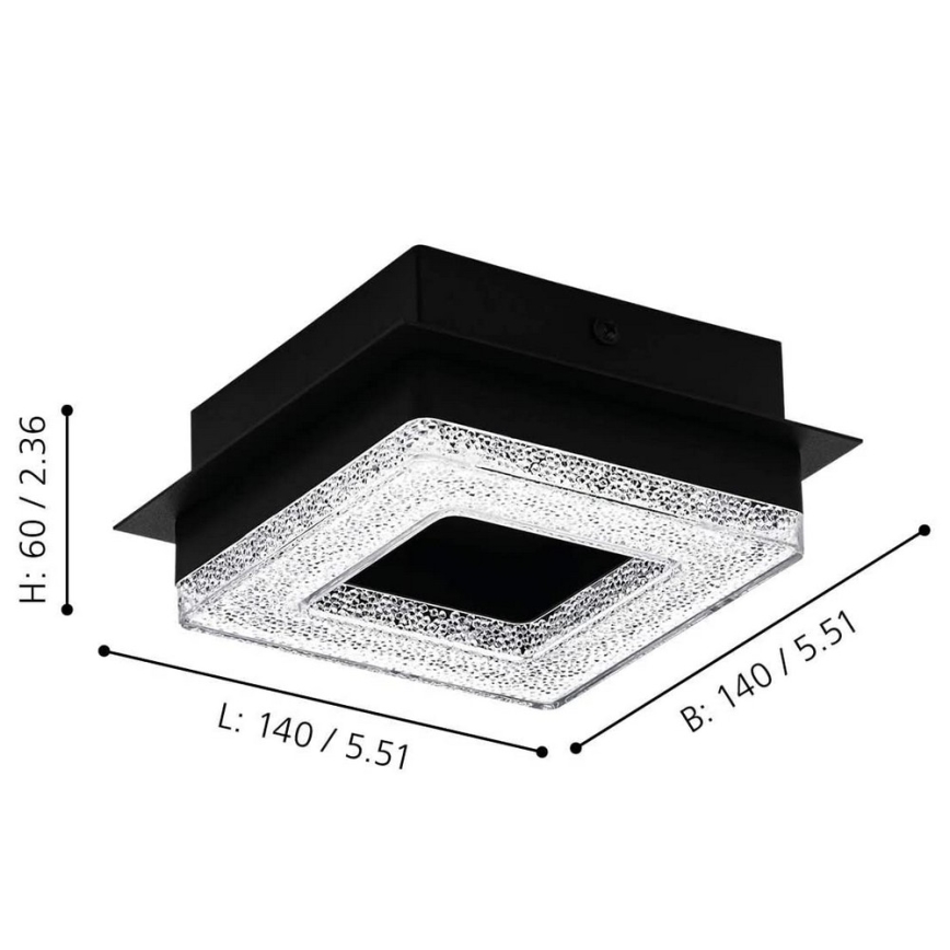 Eglo - Luz de teto LED 4xLED/4W/230V