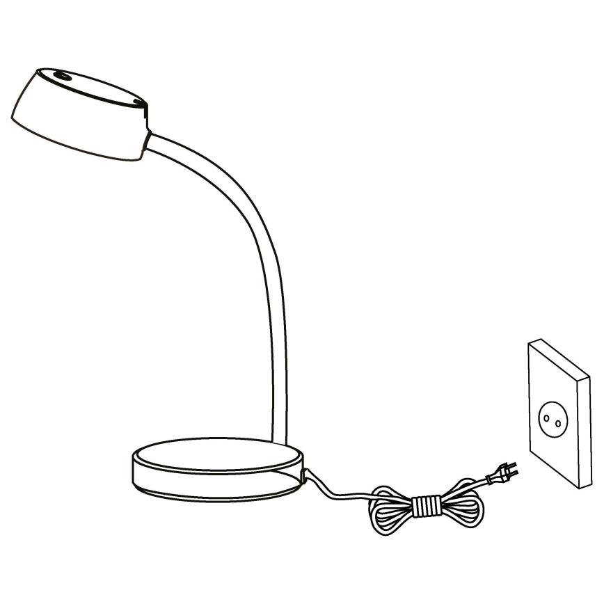 Eglo - Candeeiro de mesa LED LED/4,5W/230V