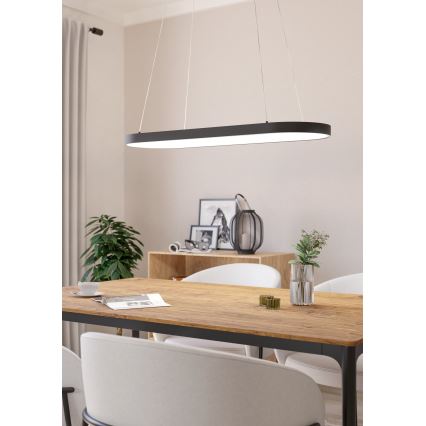 Eglo - Candelabro suspenso LED com regulação CODRIALES LED/30W/230V