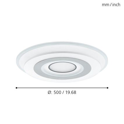 Eglo 99399 - Candeeiro de tecto LED REDUCTA 3xLED/16W/230V