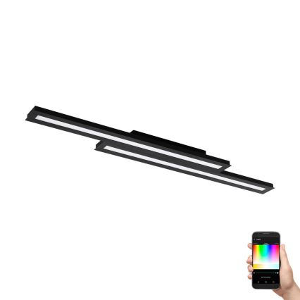 Eglo - Plafon LED RGB regulável SALITERAS-C 2xLED/10W/230V