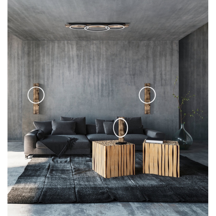 Eglo - Iluminação de teto LED 2xLED/12W/230V + LED/12W