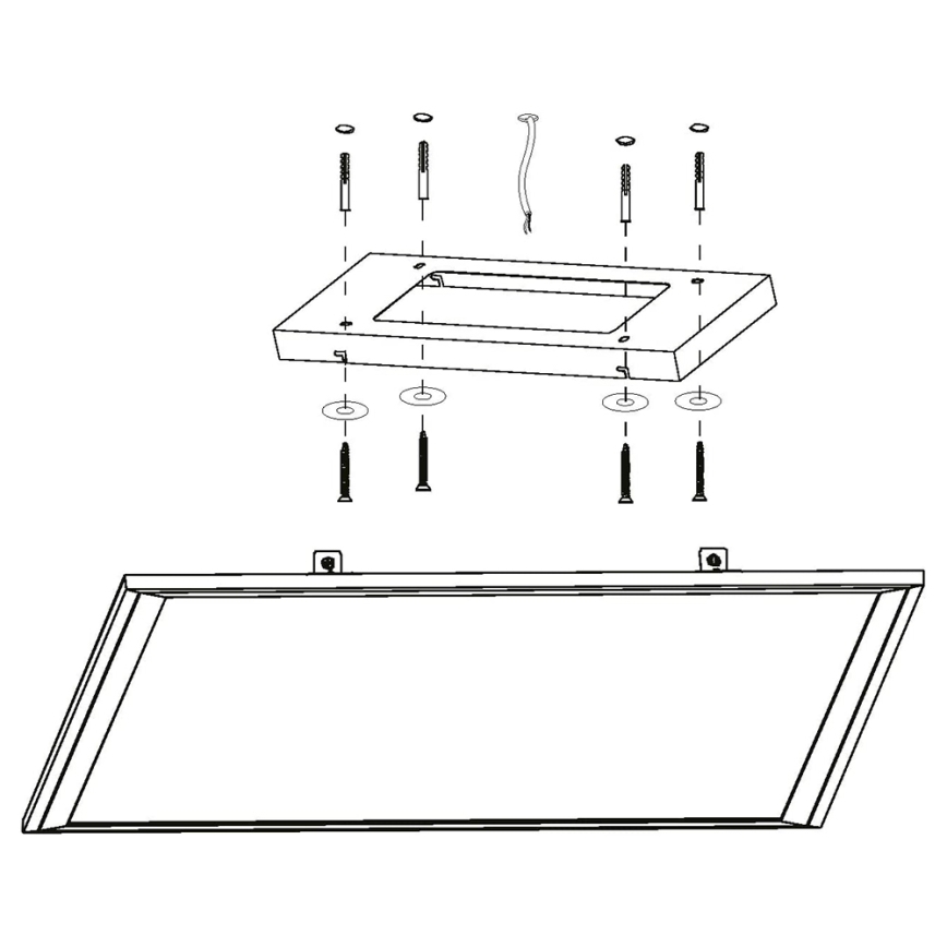 Eglo - Plafon LED RGB regulável SALOBRENA-C LED/30,5W/230V + comando à distância