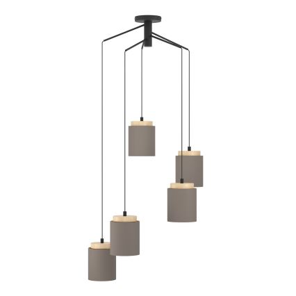 Eglo 99447 - Lustre suspenso em cabo ALBARIZA 5xE27/40W/230V, estilo aranha