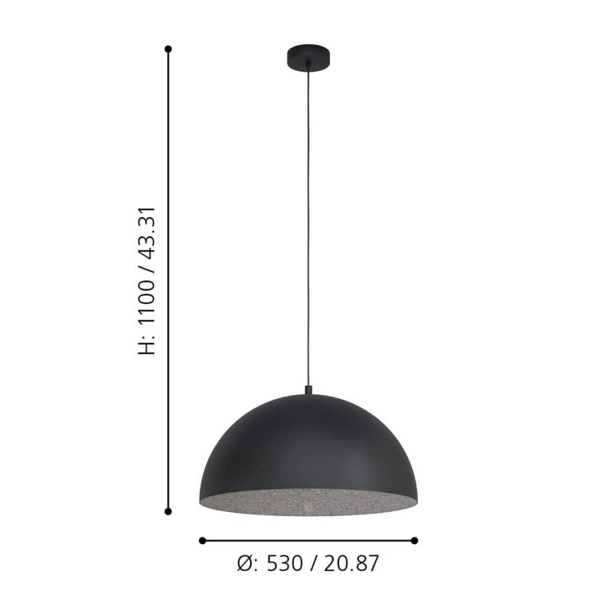 Eglo - Candelabro num fio 1xE27/40W/230V
