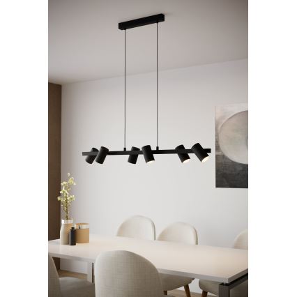 Eglo - Candelabro num fio 6xE14/25W/230V