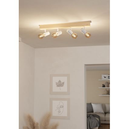 Eglo - Foco TOWNSHEND 4xE27/60W/230V