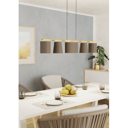 Eglo 99487 - Lustre suspenso em cabo ALMEIDA 5xE14/40W/230V