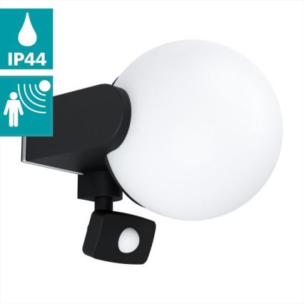 Eglo 99573 - Aplique de parede para exterior com sensor RUBIO 1xE27/15W/230V IP44