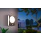 Eglo - Iluminação de parede exterior LED com sensor LED/9W/230V IP44