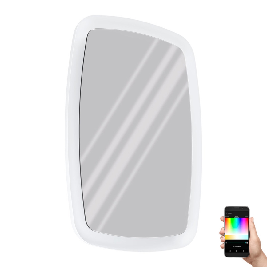 Eglo - Espelho de casa de banho dimmerizável LED RGBW com iluminação 20W/230V IP44 ZigBee