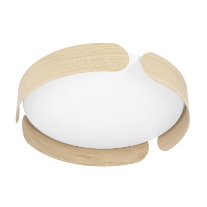 Eglo - Luminária de teto LED 20W/230V, Ø 37 cm, bege