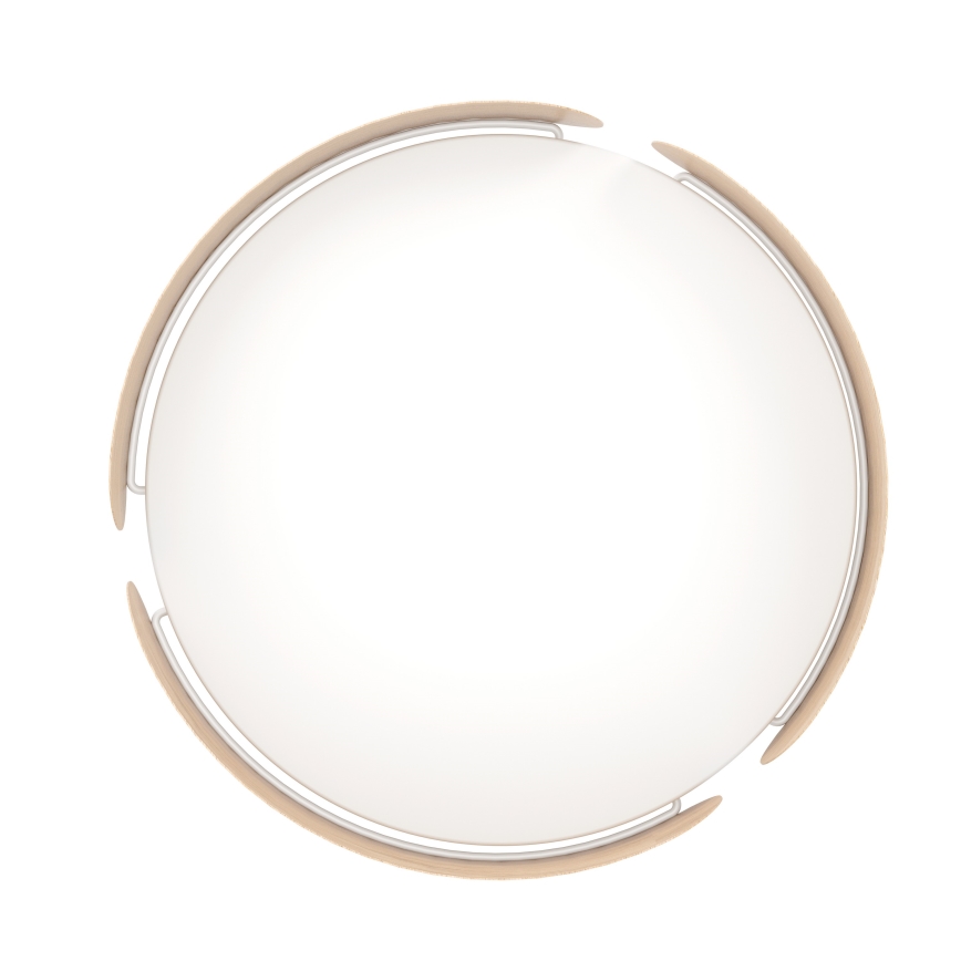 Eglo - Luminária de teto LED 20W/230V, Ø 37 cm, bege