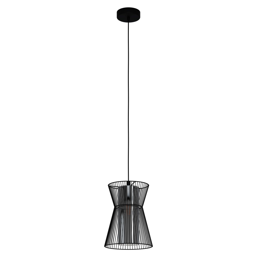 Eglo - Candelabro suspenso 1xE27/40W/230V preto