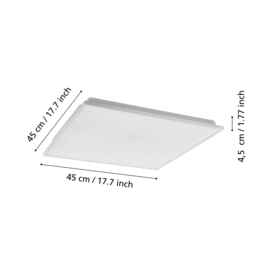 Eglo - Luminária de teto LED regulável LED/22W/230V 2700-6500K ZigBee