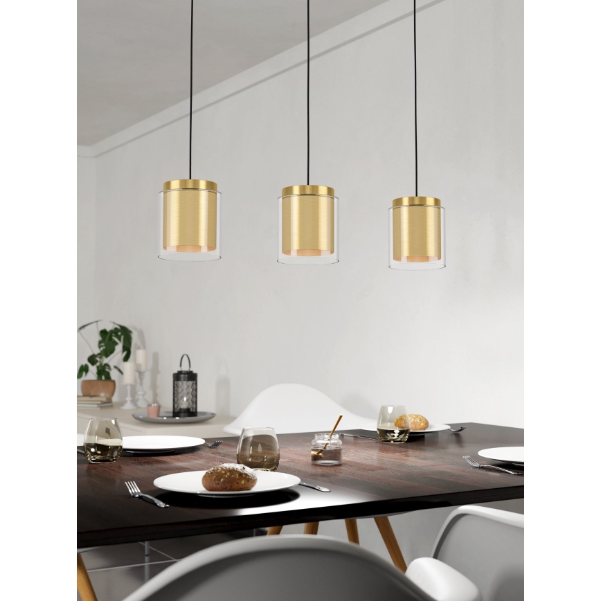 Eglo - Candelabro suspenso 3xE27/40W/230V