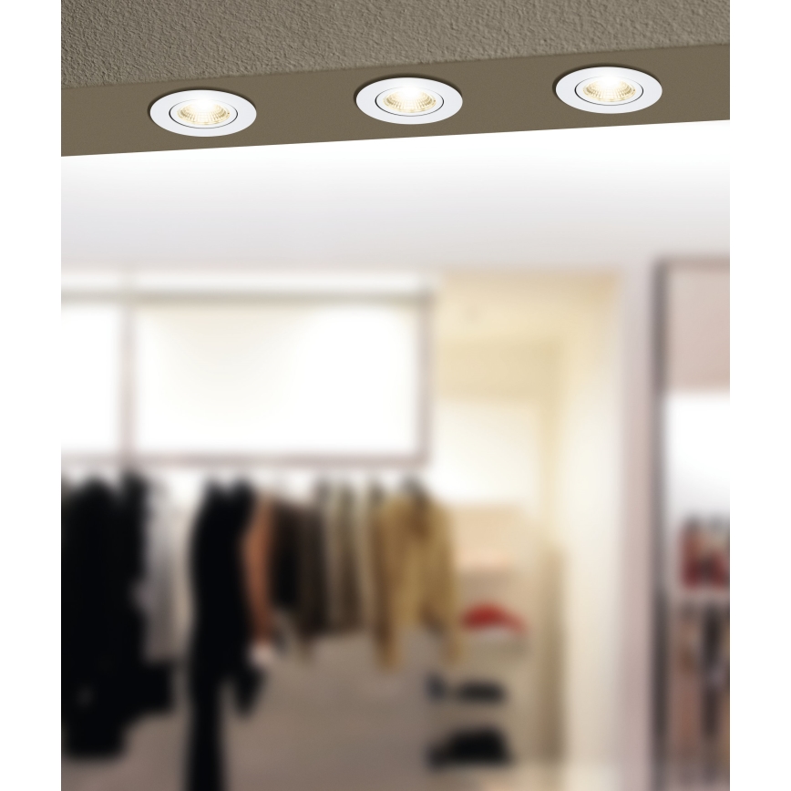 Eglo - Luminária embutida LED RGBW dimável LED/5W/230V ZigBee