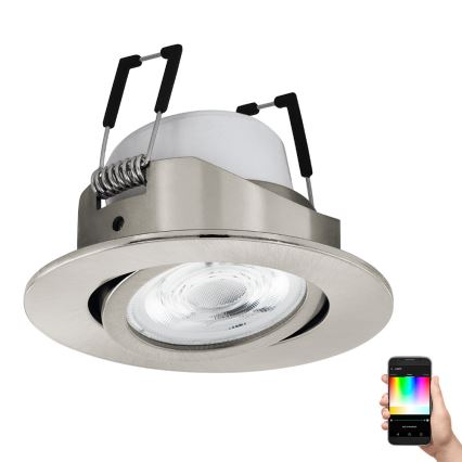 Eglo - Luminária embutida LED RGBW dimável LED/5W/230V ZigBee