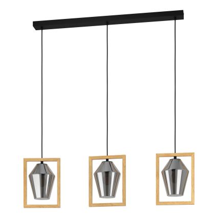 Eglo - Candelabro suspenso 3xE27/40W/230V