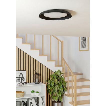 Eglo 99703 - Candeeiro de tecto LED PENJAMO LED/17,1W/230V preto