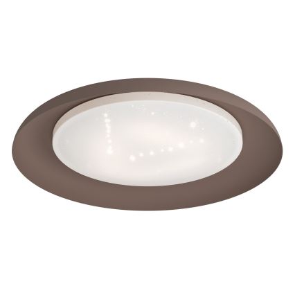 Eglo 99704 - Candeeiro de teto LED PENJAMO LED/17,1W/230V castanho