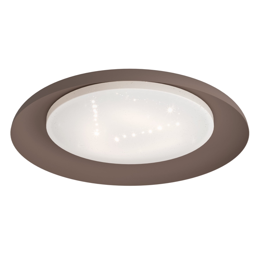 Eglo 99704 - Candeeiro de teto LED PENJAMO LED/17,1W/230V castanho