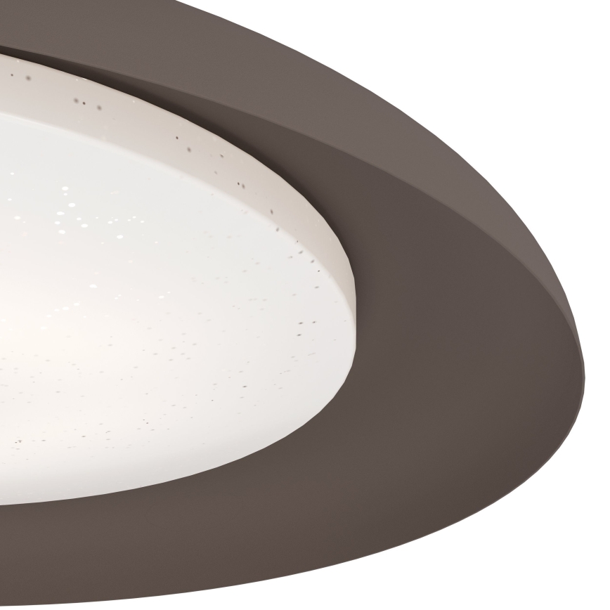 Eglo 99704 - Candeeiro de teto LED PENJAMO LED/17,1W/230V castanho