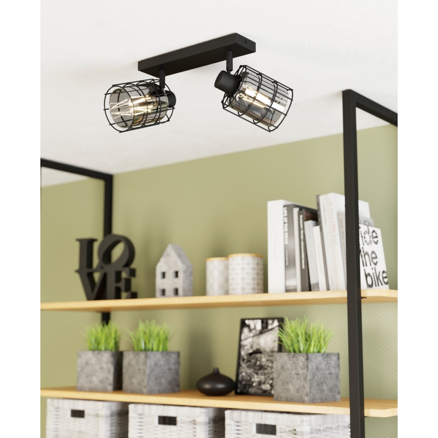 Eglo - Foco 2xE27/40W/230V