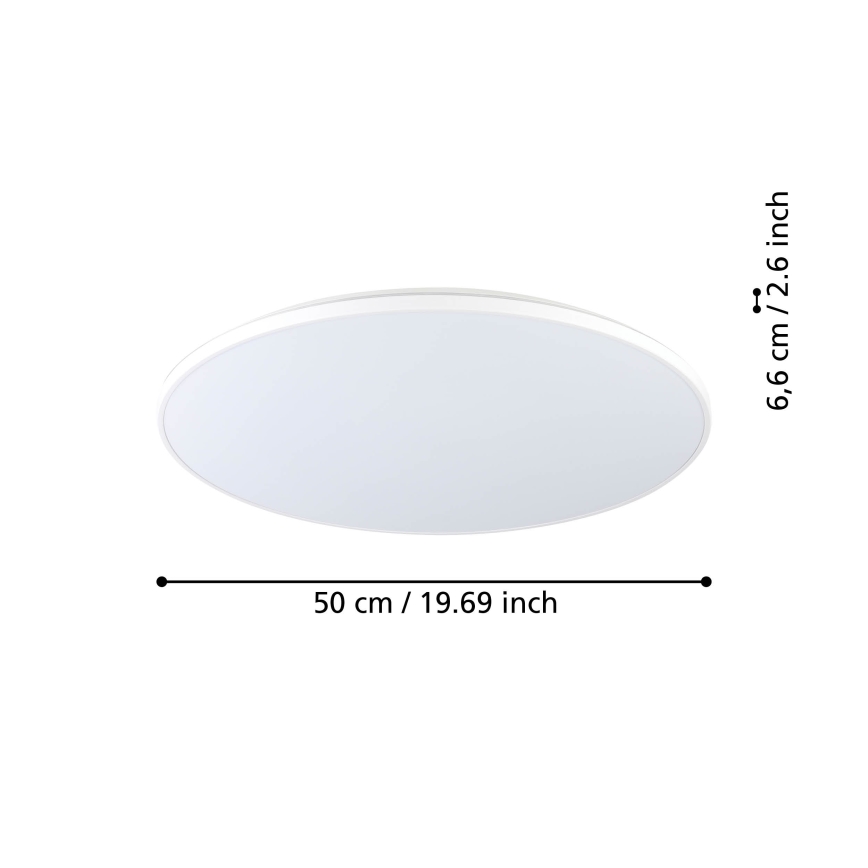 Eglo - Iluminação de teto LED LED/29W/230V d. 50 cm