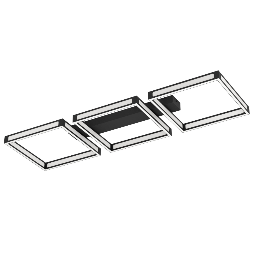 Eglo - Iluminação de teto LED 3xLED/11,2W/230V preta